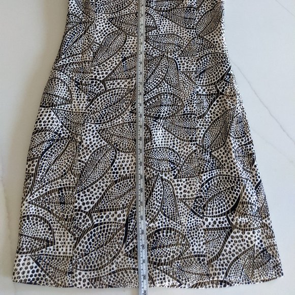 TORY BURCH • Stunning Metallic Silk Leaves Dress 🌱 - Picture 5 of 11